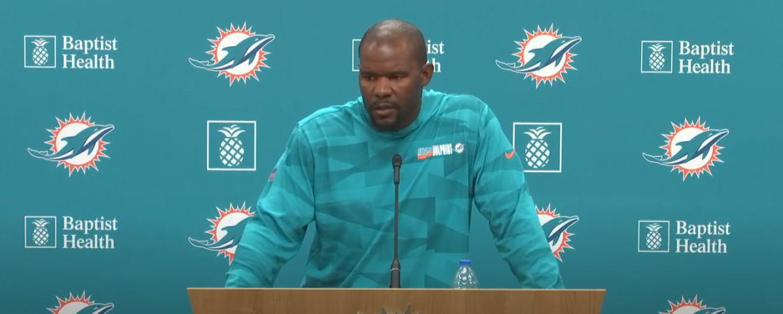 Brian Flores Miami Dolphins Screenshot Press Conference Coach Speak